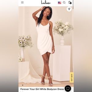 White Lulus Mini Dress